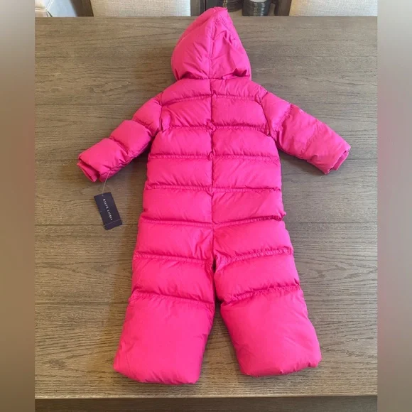 NWT Ralph Lauren pink down snowsuit - Picture 6 of 7